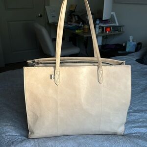 BEIS Large Work Tote Cream in Beige